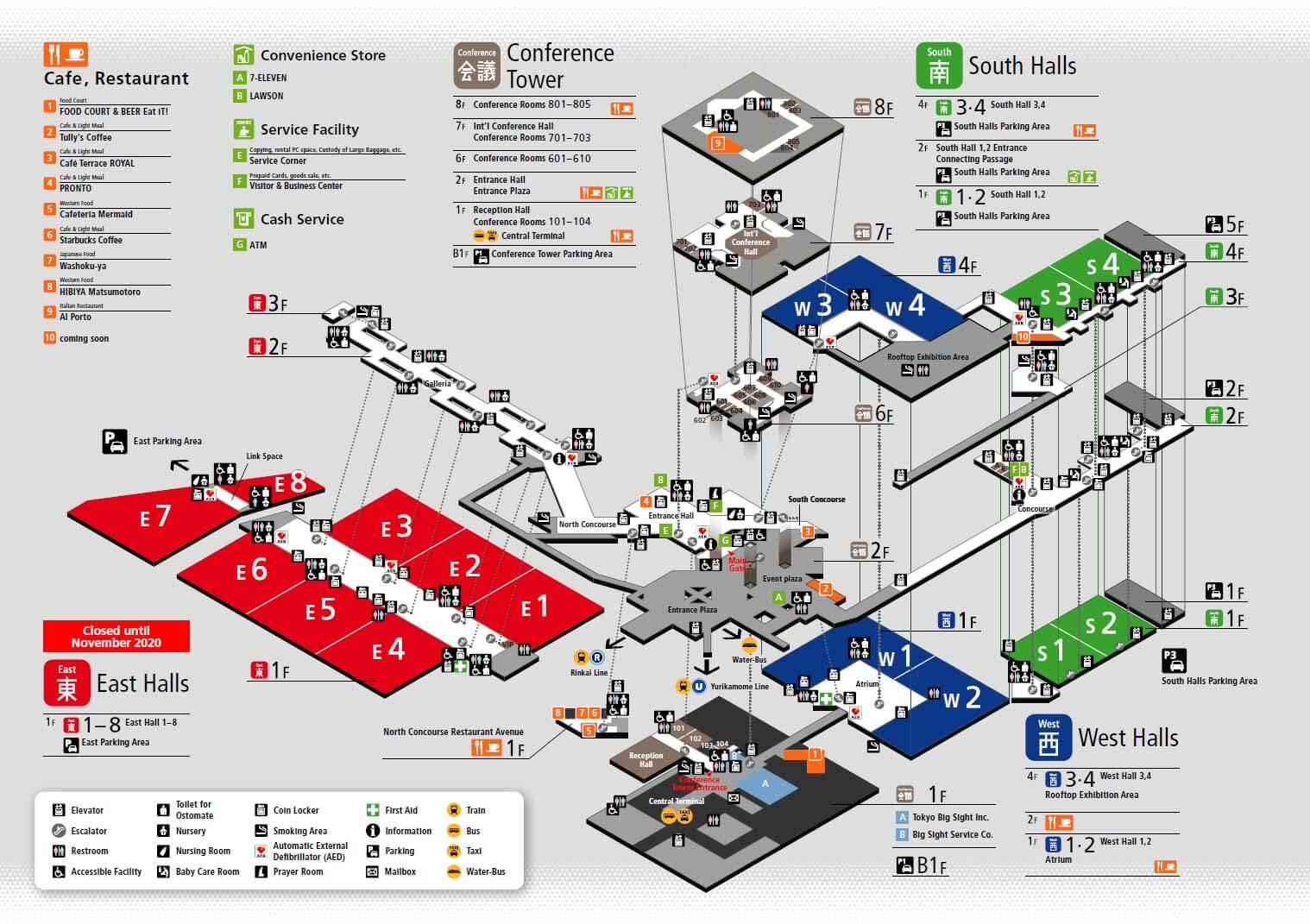 Tokyo International Exhibition Center Floor Map
