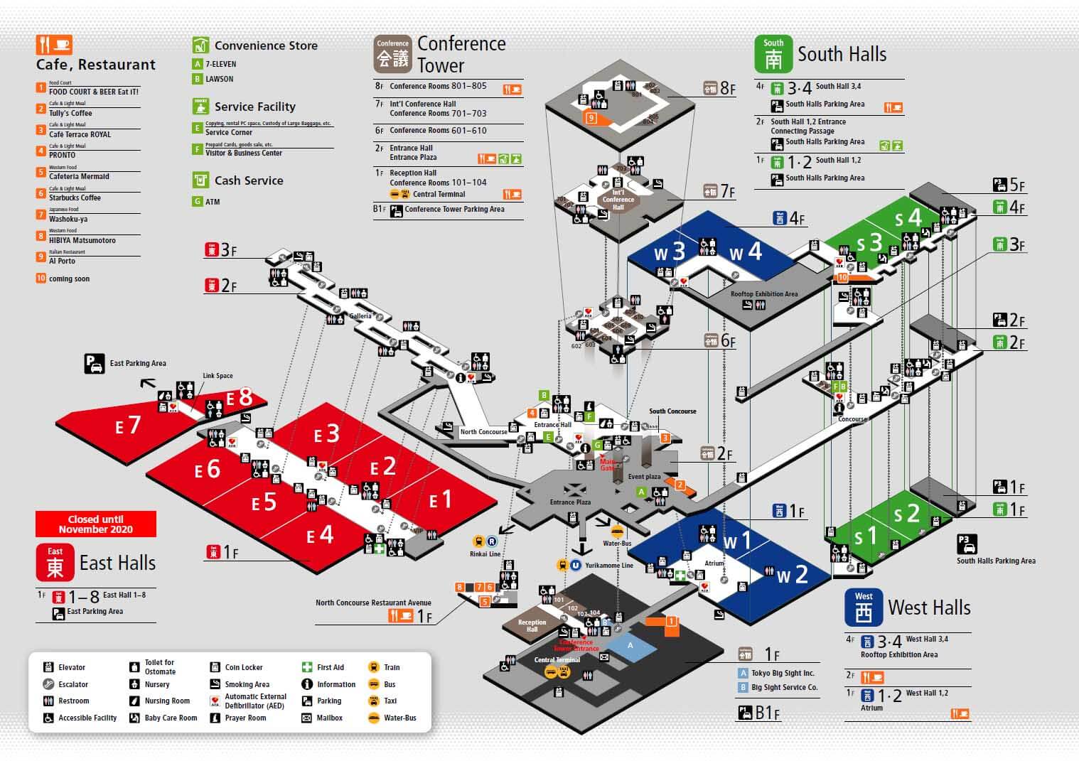 東京国際展示場フロアマップ