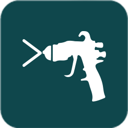 Easy application Spray gun spray paint is easy to apply