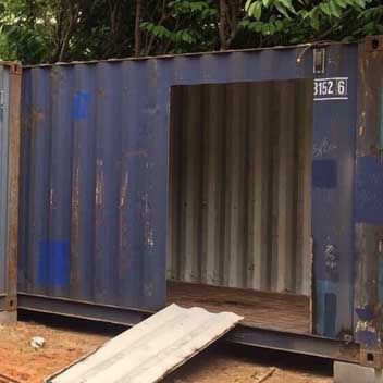 Old container is utility, container house is a common usage but usually old containers are broken and corroded.